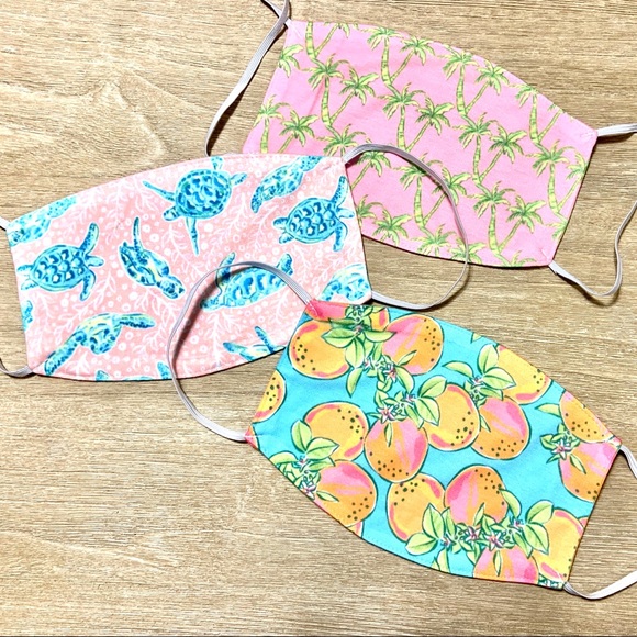 Lilly Pulitzer Inspired Face Mask - Picture 6 of 8